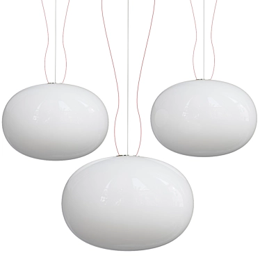 Elegant Illumination: GILBERT Pendant Light 3D model image 1 