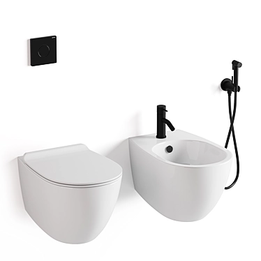 Simas Vignoni Wall: Versatile and Stylish Bathroom Collection 3D model image 1 