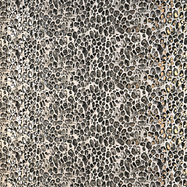 Seamless Aluminum Foam Texture 3D model image 1 