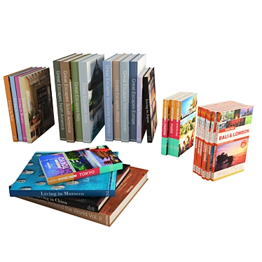 Globetrotter: 3D Travel Book Collection 3D model image 1 