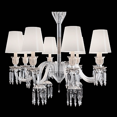 Elegant Crystal Chandelier: BEBY ITALY Montenapoleone 3D model image 1 