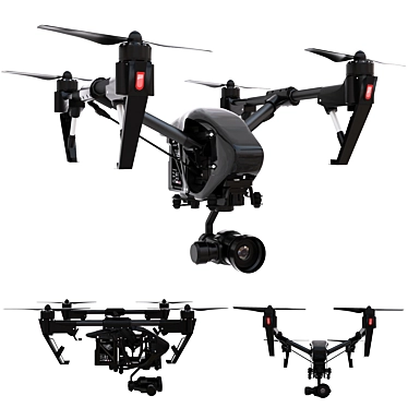 Advanced Aerial Filming: DJI Inspire 1 PRO 3D model image 1 