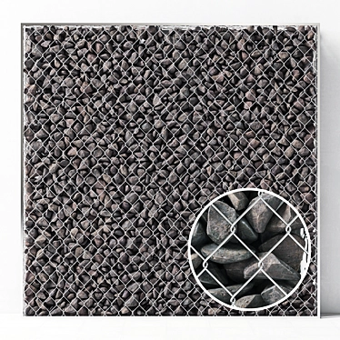 Giant Gabion Stones: Perfect for Landscaping 3D model image 1 