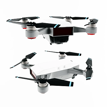 Aerial Eye: Unmanned Drone 3D model image 1 