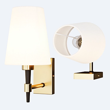 Maytoni Zaragoza Wall Lamp: Classic Elegance 3D model image 1 