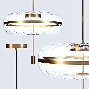 Jolie Pendant Lamp: Elegant Illumination by Gallotti&Radice 3D model image 1 