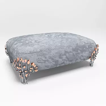 Minimalistic Ottoman with Textures - 1210x930x980x450 3D model image 1 
