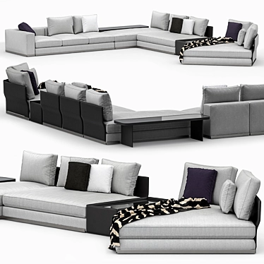 West Minotti Sofa: Unmatched Style 3D model image 1 