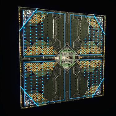 Multi-Mode Sci-Fi Element 3D model image 1 