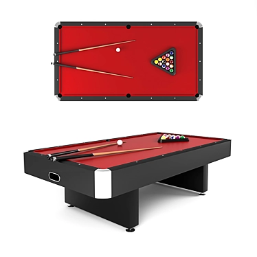 Premium Pool Table: Quality Craftsmanship 3D model image 1 