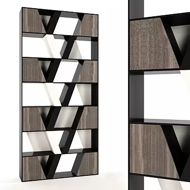 Modular Z Shelf - 2700x1260x350mm 3D model image 1 