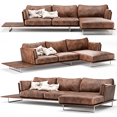 Modern Vessel Sofa: Gamma Arredamenti 3D model image 1 