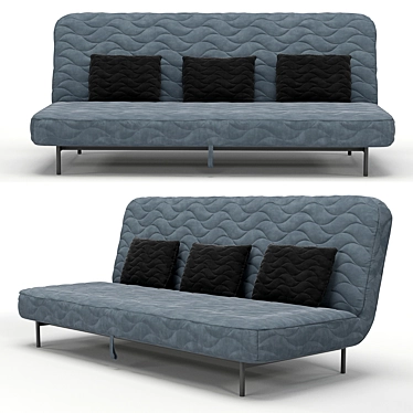 Convertible Comfort: Ikea Nyhamn Sofa 3D model image 1 