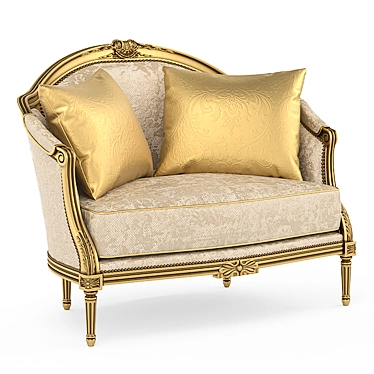 Luxurious Massoud 559 L559 Bench 3D model image 1 