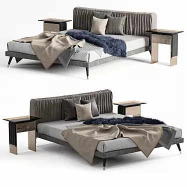 Highlander Beds: Luxury & Comfort in One 3D model image 1 