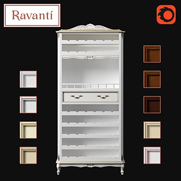Ravanti Wine Bar - Elegant and Stylish 3D model image 1 