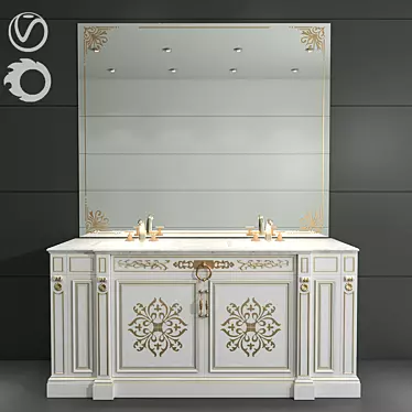 JC Bathroom Furniture 26: Modern and Spacious 3D model image 1 