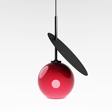 Cherry 44.0025: Art Deco Pendant Light 3D model image 1 