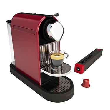 Nespresso City Krups 3D Coffee Machine 3D model image 1 