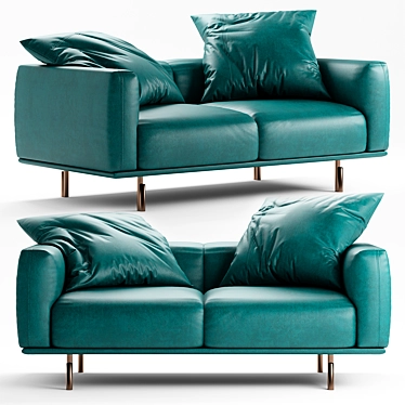 Binario Sofa: Modern and Versatile Seating Solution 3D model image 1 