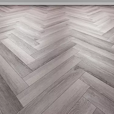 Mikelandzhelo Vinyl Parquet - Durable 43 Class Wear Resistance 3D model image 1 