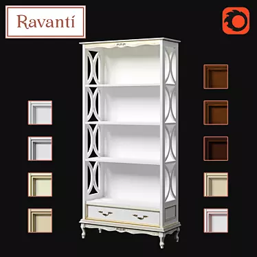 Ravanti OM Rack - Stylish Storage Solution 3D model image 1 