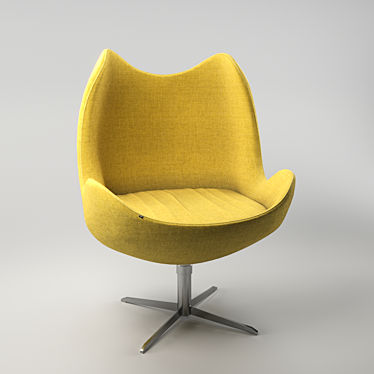Elegant RM Armchair: Perfect blend of style and comfort! 3D model image 1 
