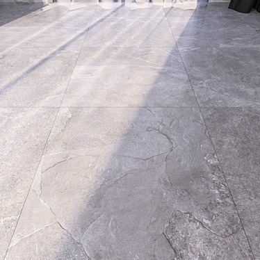 Marbled Elegance: HD Textured Multi-Texture Flooring 3D model image 1 