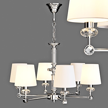 Maytoni Riverside Chandelier - Elegant NeoClassic Lighting 3D model image 1 