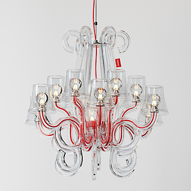 ROCKCOCO 12.0 Pendant Lamp - Timeless Elegance 3D model image 1 