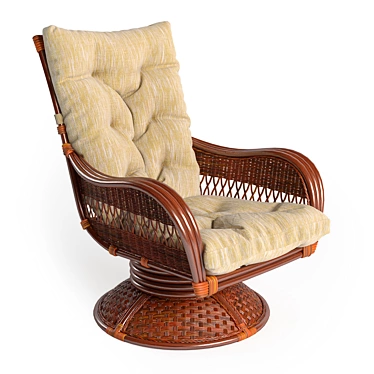 Andrea Relax Medium Rocking Chair 3D model image 1 