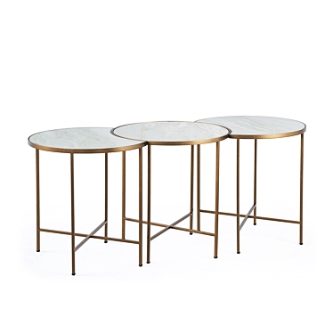 Elegant Sibyl Coffee Table 3D model image 1 