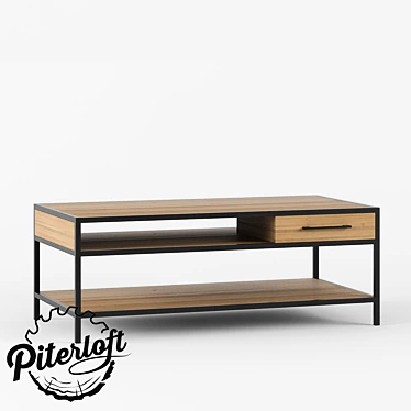 Industrial Chic Coffee Table 3D model image 1 