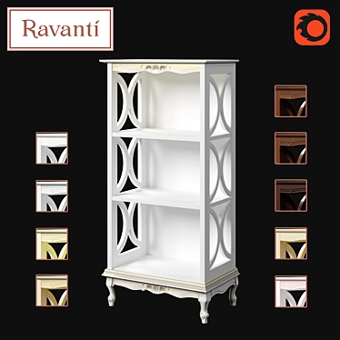 Ravanti Rack Number 4 - Stylish Storage Solution 3D model image 1 