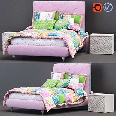 Italian baby bed LUCKY STAR / LOSANGA factory ALTAMODA