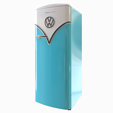 Vintage Volkswagen Fridge: Retro Gorenje 3D model image 1 