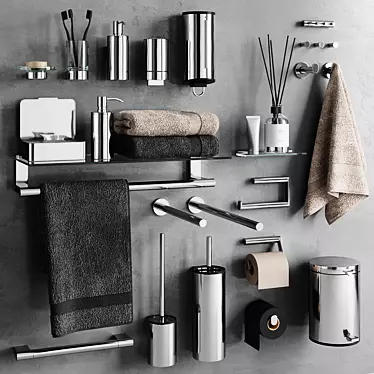 KEUCO PLAN: Stylish Bathroom Essentials 3D model image 1 