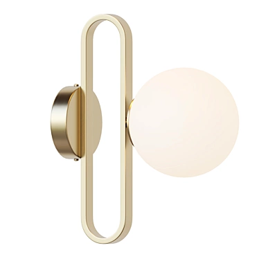 Vital Wall Glass Globe Sconce 3D model image 1 