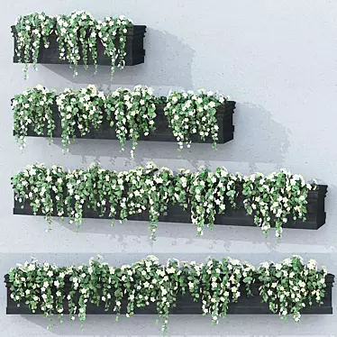 Versatile Window Box Planters 3D model image 1 