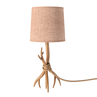 SABINA Table Lamp: Elegant Beige Design 3D model image 1 