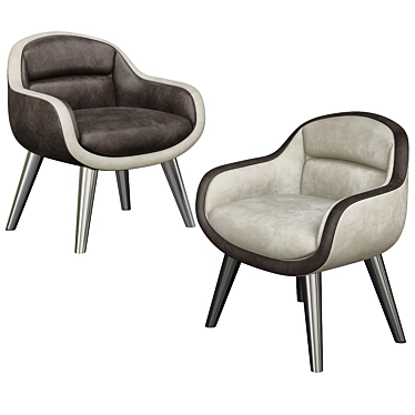 Eleganza Vittoria Chair - Timeless Luxury 3D model image 1 