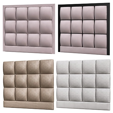 Elegant Dreams Headboard Collection 3D model image 1 