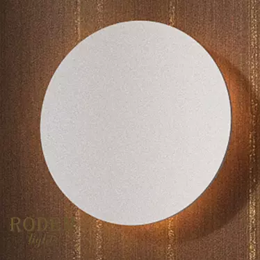 Minimalist Gypsum Wall Lamp - RD-304 3D model image 1 