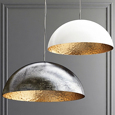 Magma-P Pendant Lamp: Sleek and Stylish Illumination 3D model image 1 