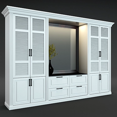 Elegant Storage Solution: Classic Cabinet 3D model image 1 