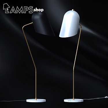 Elegant Lambert Table Lamp 3D model image 1 