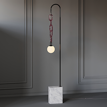 Title: Cerine Floor Lamp: Sleek Elegance for Any Space 3D model image 1 