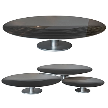 Sleek Ovni Cocktail Table: Futuristic Design 3D model image 1 