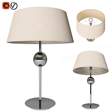 Odeon Hotel Table Lamp 3D model image 1 