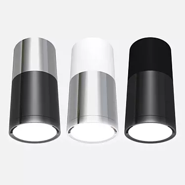 Modern Surface Mount LED Spotlight 3D model image 1 